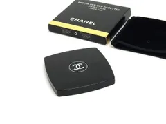 ■新品■未使用■CHANEL シャネル ココマーク ミロワールドゥーブルファセット 折り畳み コンパクトミラー 拡大鏡 ブラック系 DB2926