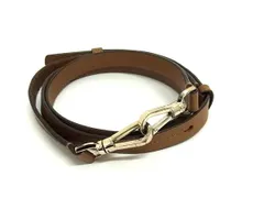 ■美品■ kate spade ケイトスペード レザー バッグ用 ショルダーストラップ 斜め掛け 肩掛け レディース ブラウン系 FP6409