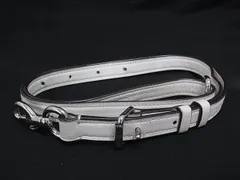 ■美品■ COACH コーチ レザー バッグ用 ショルダーストラップ 斜め掛け 肩掛け レディース アイボリー系 GA5453