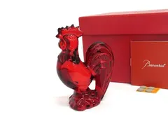 ●良品/バカラ　干支　酉年　にわとり　鳥　置物　フィギュリン 3 ○良品/バカラ 干支 酉年 にわとり 鳥 置物 フィギュリン 3 - 置物