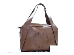 ■新品同様■ STELLA McCARTNEY ステラ マッカートニー レザー ショルダーバッグ トートバッグ レディース ブラウン系 FU4197