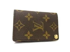 ■極美品■ LOUIS VUITTON ヴィトン M60937 モノグラム ポルトカルトクレディプレッシオン カードケース ブラウン系 FN7704