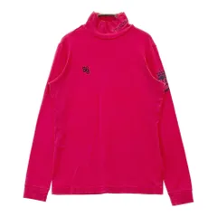 サイズ：1 PEARLY GATES パーリーゲイツ  ハイネック長袖Tシャツ  ピンク系 [240101547804] ゴルフウェア レディース ストスト