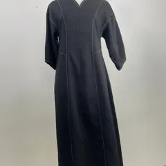 ideacouture 　レディースワンピース　黒　ブラック　Mサイズ　シンプル　無地　20251027-0019