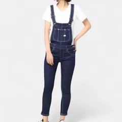 定価1.4万 大きいサイズ Lee リー HERITAGE LITE スキニーオーバーオール レディース サロペット スキニー デニムパンツ L LL1150