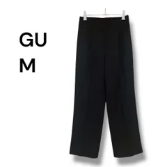 a1174 GU（ジーユー） ワイドパンツ / スラックス ブラック　黒　M