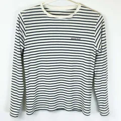 モンベル WIC.ボーダー ロングスリーブT Kid's 150 IV/DN ブルー 1104812 キッズ mont-bell 長袖Tシャツ アウトドアウェア