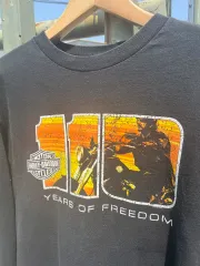 ヴィンテージ ハーレーダビッドソン 110周年 長袖Tシャツ ラージ 出品