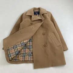 【極美品】Burberrys ピーコート カシミア混 ベージュ ビンテージ 2025年最新】BURBERRY レディース ピーコート・ウールコートの