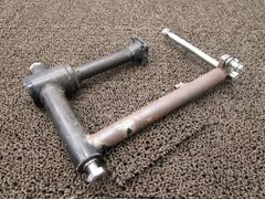 SUZUKI　ST400　テンプター　NK46A　フロントフォーク　曲がり無さそう　ゴムブッシュ破損気味　ＯＨベース（中古）1224-G9717 2025年最新Yahoo!オークション -テンプター フロントの中古品・新品