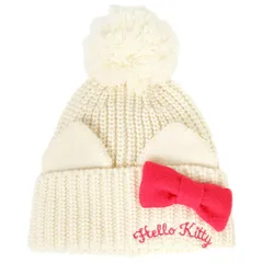 ハローキティ キッズニット帽 あったか 防寒 子ども 可愛い おしゃれ サンリオ sanrio キャラクター