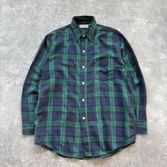 【LL BEAN】エルエルビーン ヴィンテージ ワークシャツ ネルシャツ フランネルシャツ 長袖シャツ USA製 アメリカ製 80s 80年代 ブラックウォッチ