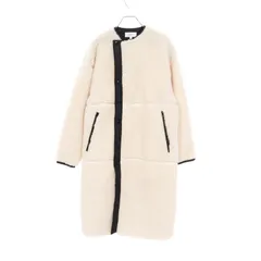 【美品】HYKE ボアロングコート　クリーム色 サイズ4 HYKE（ハイク）の「＜HYKE（ハイク）＞ボア ロングコート