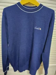 アーノルドパーマー ネイビー 麻 セーター