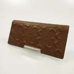 【姫路東店】 中古 COACH | コーチ 長財布 ブレストポケットウォレット 91636 シグネチャーレザー 【125】