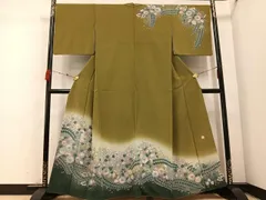 平和屋着物●訪問着　作家物　辻が花　絞り　暈し染め　正絹　逸品　AABC8003ph