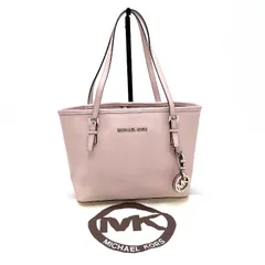 【中古】良品 MICHAEL KORS マイケルコース ロゴ レザー ハンド トート バッグ eH10103A