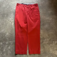 90年代 00年代 90s 00s Polo by Ralph Lauren ラルフローレン ミリタリー チノ パンツ 赤 レッド