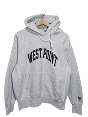 90s USA製 The Cotton Exchange WEST POINT カレッジプリント リバースウィーブパーカー