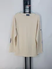 SAINT JAMES セントジェームス GILDAS ギルド L エル elbow パッチ 長袖Tシャツ m