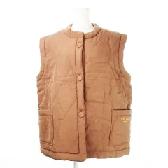 CELINE セリーヌ 金ボタン 本革 リアルレザー ベスト ジレ レッド 38 セリーヌ CELINE ミニボストン 肩がけ トートバッグ レザー