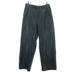 美品 ZARA ザラ フェイク レザーパンツ M ブラック メンズ 古着