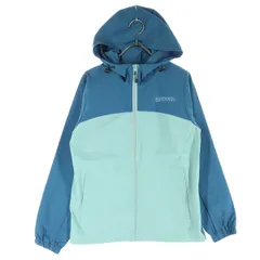 美品 OUTDOOR アウトドア フード付 ウインドブレーカー S ブルー メンズ 古着