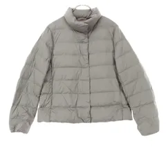 美品 UNIQLO ユニクロ 長袖 ウルトラライトダウンジャケット S ベージュ レディース 古着