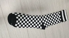 (新品)) チェック柄 靴下