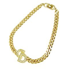 DIOR E48 ブレスレット CDロゴ ゴールド メッキ - メルカリ