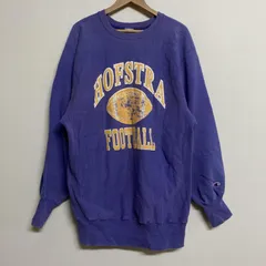 VINTAGE ヴィンテージ トレーナー 長袖 Champion REVERSE WEAVE USA製 HOFSTRA FOOTBALL ロゴプリント 長袖 スウェット トレーナー XXL