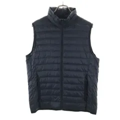 UNIQLO ユニクロ ウルトラライト ダウンベスト M ブラック 収納袋付き メンズ 古着