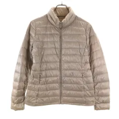 UNIQLO ユニクロ ウルトラライトダウンジャケット M ベージュ レディース 古着