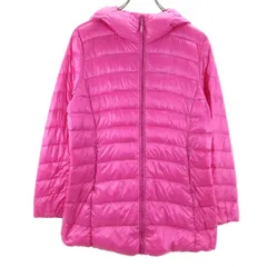 美品 UNIQLO ユニクロ ウルトラライトダウンジャケット L ピンク系 レディース 古着