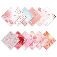 【特価セール】JnTech 折り紙 両面 200枚 15cm角 おりがみ 折紙 千羽鶴 お花紙 和紙風 桜 千代紙 折り紙 折り紙セット 大量 飾り付け DIY用紙 生日パーティー装飾 手芸紙 おしゃれ カラフル 柄付き ペーパーアート 工芸用品紙