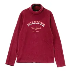 サイズ：L TOMMY HILFIGER GOLF トミー ヒルフィガーゴルフ 2023年 ハイネック 長袖Tシャツ 起毛  レッド系 [240101546798] ゴルフウェア レディース ストスト