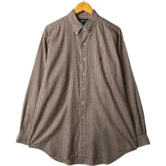 古着 ラルフローレン Ralph Lauren BLAKE ギンガムチェック 長袖 ボタンダウンチェックシャツ メンズL相当/eaa590928