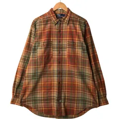 古着 ラルフローレン Ralph Lauren POLO by Ralph Lauren 長袖 コットンチェックシャツ メンズXL相当/eaa590929