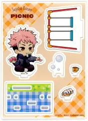 【中古】アクリルスタンド・アクリルパネル 虎杖悠仁 アクリルジオラマ 「まるくじ 呪術廻戦 Enjoy!Picnic」 大吉-1