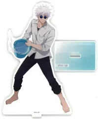 【中古】アクリルスタンド・アクリルパネル 五条悟 アクリルスタンド プール掃除Ver. 「呪術廻戦 懐玉・玉折 POP UP SHOP presented by TOHO animation」