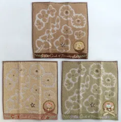 【中古】タオル・手ぬぐい ダッフィー＆シェリーメイ＆ジェラトーニ ミニタオル3枚セット 「Duffy and Friends-ダッフィー＆フレンズ-」 東京ディズニーシー限定