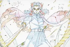 【中古】ポストカード [単品] 煉獄杏寿郎(刀構え) 原画ポストカード 「劇場版 鬼滅の刃 無限列車編 原画ポストカードセットC」 劇場グッズ