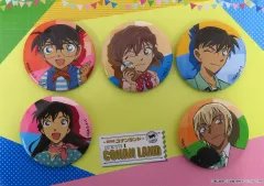 【中古】バッジ・ビンズ 集合(江戸川コナン) ホログラム缶バッジ5個セット 「名探偵コナンランド2023 in 渋谷モディ」