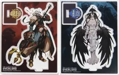 【中古】アクリルスタンド・アクリルパネル [単品] アインズ＆アルベド アクリルフィギュア2種セット 「ライトノベル オーバーロード11 山小人の工匠 ebtenDXパック」 エビテン限定セット同梱特典
