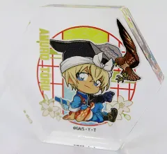 【中古】アクリルスタンド・アクリルパネル 安室透 「名探偵コナン 大阪城本陣 SPECIAL SHOP 2025 トレーディングアクリルブロック -戦国柄A-」