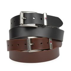 Levi's リーバイス ロゴ バックル 本革ベルト 38mm ブラック