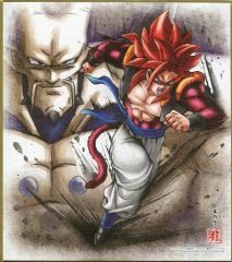 [중고] 식완 잡화 8. 슈퍼 사이어인 4 고지타 VS 초일성 용 [드래곤 볼 색지 ART9]