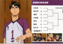 【中古】クリアファイル 牛島若利 A4クリアファイルセット 「一番くじ ハイキュー!!～繋げ!!全国への軌跡!!～」 P賞