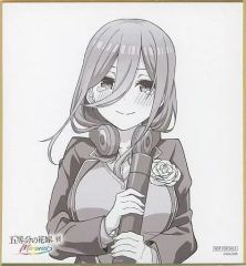 五等分の花嫁展 中野三玖 ミニ色紙 - メルカリ