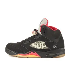 Supreme シュプリーム サイズ:US10.5(28.5cm) | NIKE AIR JORDAN 5 RETRO SUPREME (824371-201) | ナイキ エアジョーダン5 レトロ | ブラック【中古】